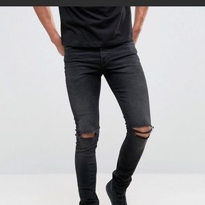 ASOS button fly jeans